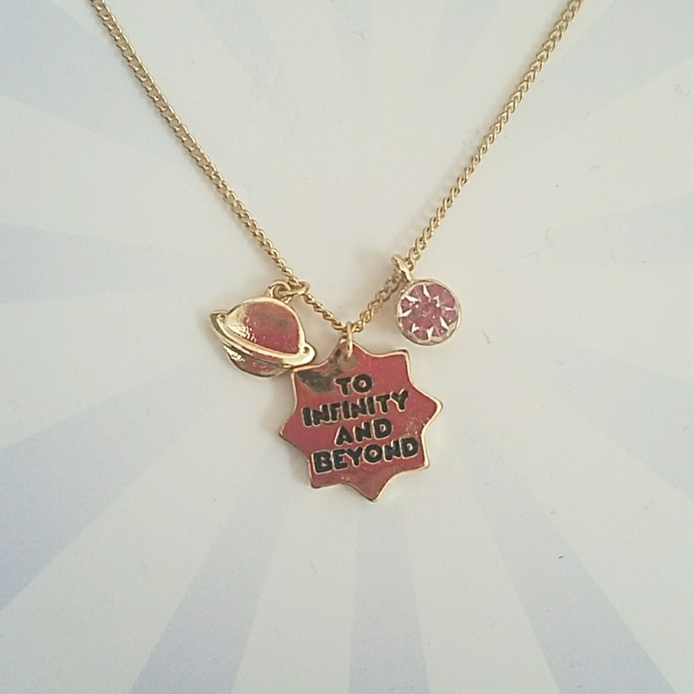 NWT To Infinity and Beyond Toy Story Necklace
